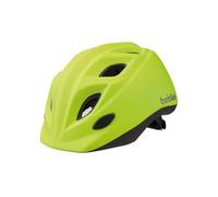 Bobike 8740800024 Casco per Bambini XS 48-52 Cm, Casco per Bambini da 2 a 4 Anni, Casco Unisex per Bambini con 10 Ventilazioni, Leggero, Due Adesivi Riflettenti, Lucciola Fluo Opaco