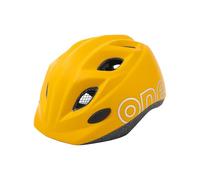 BOBIKE 8740900011 - Casco da bicicletta per bambini ONE PLUS regolabile taglia S (52-56 cm) che si combina perfettamente con i seggiolini di sicurezza GO nel a colori Senape Forte