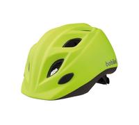 Bobike 8740900024 Casco per Bambini S 52-56 Cm, Casco per Bambini dai 5 Anni in Su, Casco Unisex per Bambini con 10 Ventilazioni, Leggero, Due Adesivi Riflettenti, Lucciola Fluo Opaco