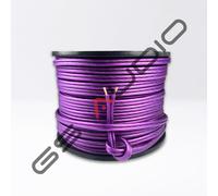 Bobina 100mt - Cavo CCA 2x6mm² (ext 6,5x13mm Ø) Morbido | Guaina Viola