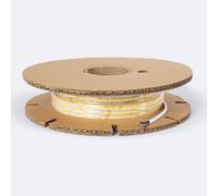 LEDKIA LIGHTING Bobina 20m Striscia LED Regolabile 220V COB Autorettificata 480 LED/m 12W/m 900lm/m Supernarrow Larga 6,5mm IP65 Taglio 10cm 2700K Bianco Caldo