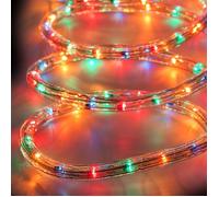 Bobina 45 metri di tubo luminoso colorato con cavo di alimentazione e accessori