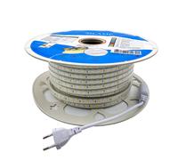 BOBINA 50M STRISCIA LED 2835 SOTTILE 5,5 MM 220V 9W/M 180 LED/M IP65