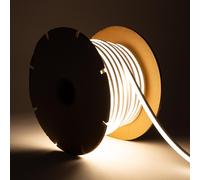 LEDKIA LIGHTING Bobina 50m Striscia LED Neon Regolabile 220V SFLEX8 8W/m IP65 Taglio 100cm Arancione