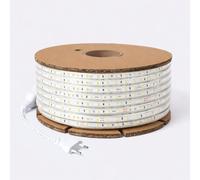 LEDKIA LIGHTING Bobina 50m Striscia LED Regolabile 220V SMD 120 LED/m 8.5W/m 850lm/m Larga 12mm IP65 Taglio 20cm 4000K Bianco Naturale