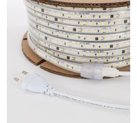 Bobina 50m Striscia LED Regolabile 220V SMD Autorettificata 120 LED/m 10W/m