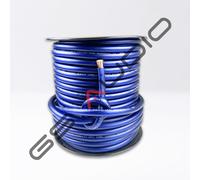 Bobina 50mt - Cavo OFC 100% Rame 1x35mm² (ext 13mm Ø) Morbido | Guaina Blu