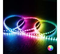 Bobina 5m Striscia LED 12V RGB SMD 60 LED/m 9W/m Larga IP20 10mm Taglio 5cm