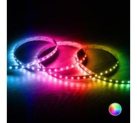 Bobina 5m Striscia LED 12V RGBW SMD 60 LED/m 10W/m Larga 12mm IP20 Taglio 5cm