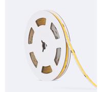 Bobina 5m Striscia LED 24V COB 320 LED/m 10W/m 1000lm/m Larga 8mm IP20 CRI90