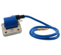Bobina 6 volt compatibile con Vespa Ciao PX, compatibile con Piaggio Bravo | Blu, cavo 485 millimetri, pin, foro 5, interasse 32,5 millimetri; compatibile con Piaggio APE, compatibile con Vespa Classic