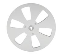 Bobina a nastro vuota da 1/4 7 pollici a 6 fori in lega di alluminio a bobina di apertura a bobina per riproduttore di nastro a bobina Compatibilità universale Costruzione robusta