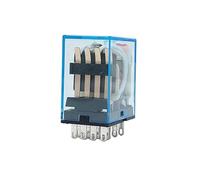 Bobina AC12V AC24V DC12V DC24V 36V AC110V AC220V AC380V HH54P 5A 220V Relè elettromagnetico in miniatura for uso generale(Have stock,DC12V)