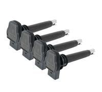 Bobina Accensione 0221604115 Adatto per Crafter Per Jetta Per Bora Per Golf Per Passat Bobina di accensione Sistema(Bosch 4 PCS)