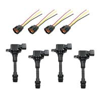 Bobina Accensione Blocco Per QX4 3.5L V6 2001-2003 Per I35 2002-2004 Bobina Di Accensione Candela 22433 8J115(4SET)