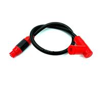 Bobina Accensione Cavo Alimentazione All'iridio Per Candela Accensione In Gomma Siliconica Per Motociclette ATV(1piece black)