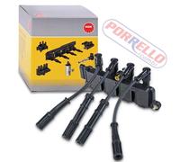 BOBINA ACCENSIONE CON CAVI NGK 49086 FIAT GRANDE PUNTO 199 1.2 1.4 LPG METANO