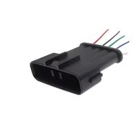 Bobina Accensione Connettor Compatibile Con Toyota 7283-7050-30 5 Pin Motore Sensore Cablaggio Connettore Impermeabile Presa Misuratore Flusso Aria Accensione(Male)