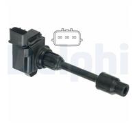 Bobina accensione Delphi per Nissan Cefiro Maxima