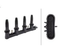 Bobina accensione HELLA 5DA 358 000-231 per OPEL ASTRA J GTC 1.6 2011-2013