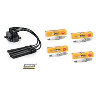 BOBINA ACCENSIONE NTY + CANDELE PER RENAULT CLIO III (BR0/1) 1.2 16V 55 KW 75 CV