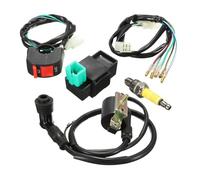 Bobina Accensione Per 110cc 125cc 140cc Pit 5 Pezzi/set Bikeset Dirt Bike ATV Cablaggio Kill Switch Bobina CDI Spina Kit 2Pin CDI Moto