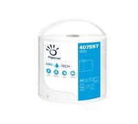 PAPERNET - 407557 - Bobina asciugatutto DryTech - 2 veli - diametro 25 cm - 23,4 cm x 152 mt - 400 strappi - finitura liscia - bianco - Papernet - 80147 - Conf. da 3 Pz. - 407557