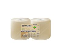 Bobina asciugatutto EcoNatural - 2 veli - 800 strappi - 213 m - avana - Lucart