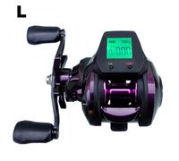 Bobina Baitcasting Contatore Digitale LCD Alluminio 15x13x8cm 320g Confezione Di