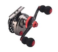 Bobina Baitcasting Per Barche Pesca Roccia Lago Fiume Leggero Metallo Zattere Ruota Slow Drop Fishing Reel