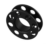 Bobina compatta in acciaio per immersioni subacquee, bobina vuota con ganci, per immersioni ricreative e tecniche, strumento di gestione della linea subacquea (20 m)