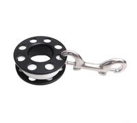 Bobina da dito per immersioni subacquee, 15 m, 30 m, 50 m, con doppio gancio a scatto da 90 mm, per navigazione subacquea, per navigazione in grotte e relitti, struttura in nylon plastica e acciaio