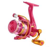 Bobina da pesca in metallo a 52 rapporti di trasmissione progettata per un uso durevole e per una lunga distanza di lancio con manico in metallo CNC per il massimo comfort