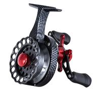 Bobina da pesca sinistra/destra 3.5: 1 rapporto di trasmissione 4+1 bobina di ghiaccio con cuscinetto a sfera 4kg attrezzatura da pesca sul ghiaccio