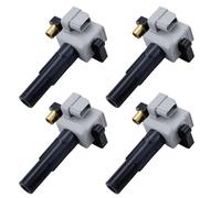 Bobina d'accensione Compatibile con Subaru per Legacy per BM Br per Wagon 2008 2009 2010 2011 2012 2013 2014 2015 Bobine di Accensione per Auto Bobina di Accensione per Veicoli 22433AA602(4pcs)