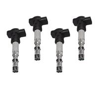 Bobina d'accensione Compatibile con TT per A6 A4 A3; per Allroad C5 2000 2001 2002 2003 2004 2005; 4 Pezzi Bobina di Accensione per Auto Bobine di Accensione per Motori di Veicoli 07K905715E