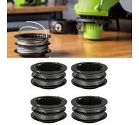 Bobina decespugliatore a corda 17 piedi 0,080 set di 4 per for greenworks e per