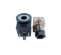 Bobina della valvola solenoide di sollevamento idraulico, apertura interna 13, altezza 37, AC220V 110V DC24V 12V con filo(DC48V)