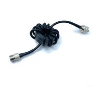 Bobina di acceleratore ad onde corte 1,8 - 30 MHz 200 W con spina M su presa M, alloggiamento ABS, per sopprimere la corrente di contatto regolare e per EMI, per radio ad onde corte ad alta frequenza