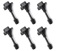 Bobina Di Accensione 6 pezzi Set bobina di accensione UF401 UF349 adatto per Xterra per Altima Compatibile con Suzuki per Equator per I35 M35 350Z 224488J11C 224488J100
