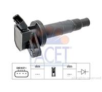 Facet Bobina Accensione Citroen C1 1.0/Peugeot 107 1.0/T 96361