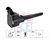 Bobina di accensione 9.6449 FACET per ALFA ROMEO ABARTH FIAT LANCIA JEEP