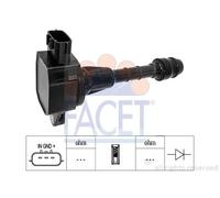 Bobina di accensione 9.6502 FACET per NISSAN MICRA II MICRA III MICRA C+C III