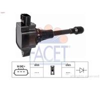 FACET 9.6517 Bobina d'accensione