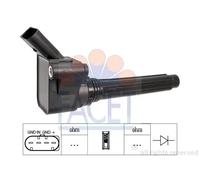Bobina di accensione 9.6536 FACET per AUDI SEAT SKODA PORSCHE BENTLEY CUPRA VW