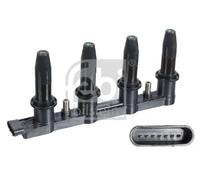 Bobina di accensione a 4 scintille 37423 FEBI BILSTEIN per CHEVROLET OPEL