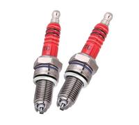 Bobina di accensione Cablaggio Bobina di accensione 1/2 Pezzi Candela da Corsa 3 Triplo elettrodo A7TC D8TC per GY6 CG 50 70 110 125 150CC Moto ATV Scooter
