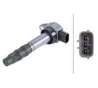 Bobina di accensione cavità candela 5DA 358 057-671 HELLA per MITSUBISHI GRANDIS
