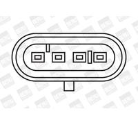 Bobina di accensione Collegamento primario verticale (ovale) ZS325 per DACIA