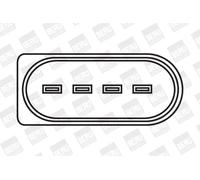 BERU ZSE041 Bobina d'accensione